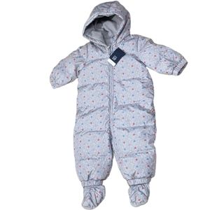 🆕 Baby GAP Polka Dot Snowsuit 6-12M